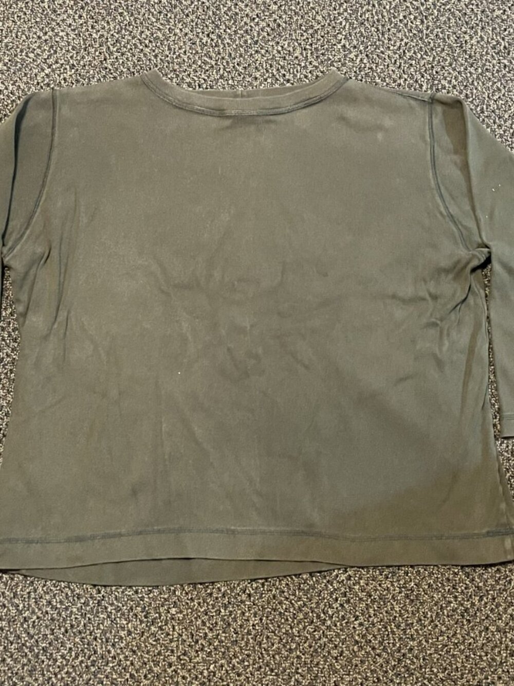 Basic Threads Dark Green Long Sleeve Sweatshirt